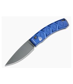 Piranha P14 X Tactical PVD 154CM Blue Button Lock Automatic