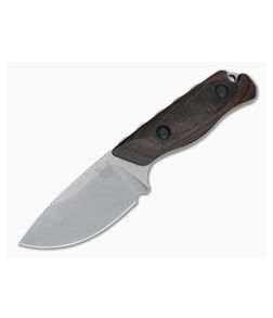 Benchmade Hunt Hidden Canyon Hunter Stonewashed S30V Stabilized Wood Fixed Blade Knife 15017