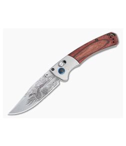 Benchmade Mini Crooked River Limited Ringneck Pheasant Artist Series S30V Stabilized Wood Folder 15085-2204