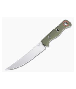 Benchmade Meatcrafter Stonewashed S45VN Select Edge OD Green G10 Fixed Blade 15500-3
