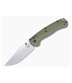 Benchmade Taggedout Axis Lock Folder OD Green G10 Stonewash S45VN Clip Point Blade 15536