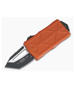 Microtech Exocet Black 204P Tanto Orange CA Legal OTF Automatic 158-1OR