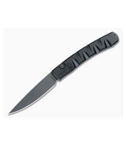 Piranha P15 Virus Tactical Automatic Black Aluminum Handle Black PVD S30V Drop Point 15BKT