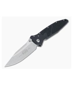 Microtech Socom Elite Manual Stonewashed M390 Black Aluminum Folder 160-10