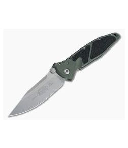 Microtech Socom Elite Manual Stonewashed Plain CTS-204P OD Green Aluminum 160-10OD