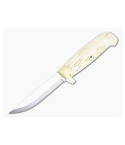 Marttiini Knives Lynx Gold Curly Birch Fixed Blade 160014C