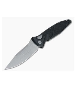 Microtech Socom Elite Automatic Apocalyptic Plain Elmax Black Aluminum 160A-10AP