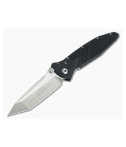 Microtech Socom Elite Tanto Manual Satin Plain M390 Black Aluminum 161-4