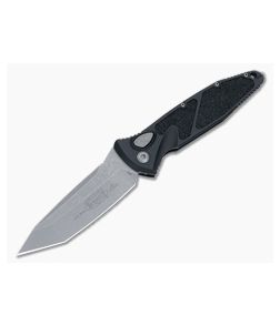Microtech Socom Elite Automatic Black Aluminum Handle Apocalyptic M390 Tanto Blade 161A-10AP