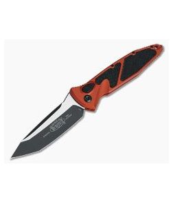 Microtech Socom Elite Automatic Tanto Orange Black Plain Edge 204P 161A-1OR