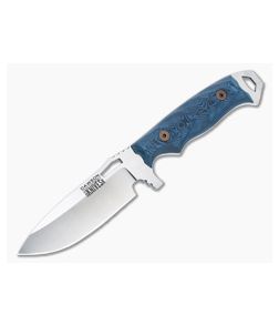 Dawson Knives Nomad Satin Magnacut Blue/Black G10