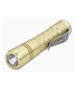 Maratac Reylight Brass Pineapple AA/14500 Smooth Reflector NW LED Flashlight + Charger Combo