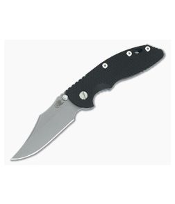 Hinderer XM-18 3.5 Bowie Non Flipper Black G10 Battle Blue