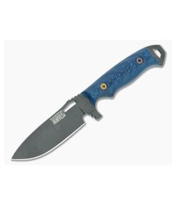 Dawson Knives Nomad Apocalypse Black Magnacut Blue/Black G10