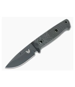 Benchmade 165BK Mini Bushcrafter Black CruWear Carbon Fiber 