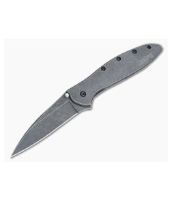 Kershaw Leek BlackWash Assisted Flipper 1660BLKW