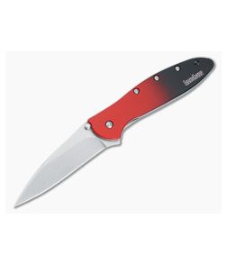 Kershaw Leek MagnaCut Red/Black Gradient Stonewash Blade 1660GRD