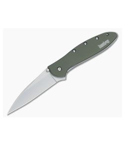 Kershaw Leek OD Green Assisted Flipper 1660OL
