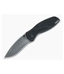 Kershaw Blur Damascus Black Speed Safe Assisted Folder 1670BLKDAM