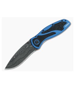Kershaw Blur Damascus Navy Blue
