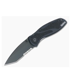 Kershaw Blur Black Partially Serrated Tanto 1670TBLKST