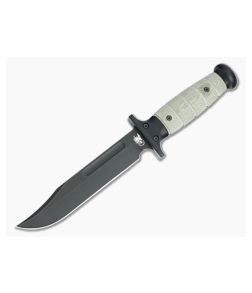 Hinderer Kabar Battle Black 3V OD Green Micarta
