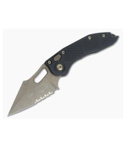 Microtech Stitch Part Serrated Bronze M390 Automatic Knife 169-14