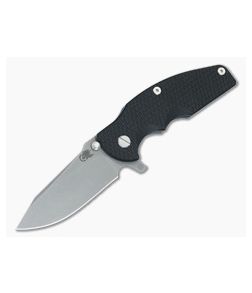 Hinderer Jurassic Hollow Ground Slicer Black G10 Battle Blue