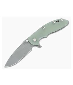 Hinderer XM-18 3.5 Skinny Hollow Ground Slicer Translucent G10 WF