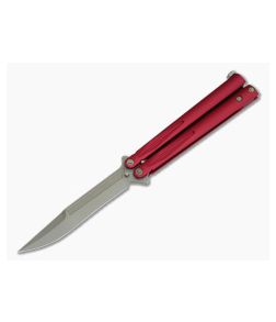 Microtech Tachyon III Balisong Iron Man Edition Red and Bronze 173-13RD