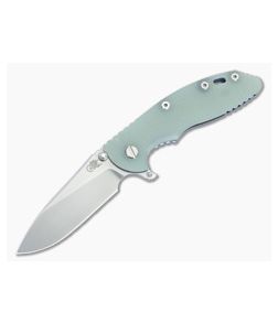 Hinderer XM-18 3.5 Skinny Hollow Ground Slicer Translucent G10 Stonewash Blue