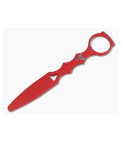 Benchmade SOCP Trainer Red Fixed Blade Knife with Sand Sheath 176T