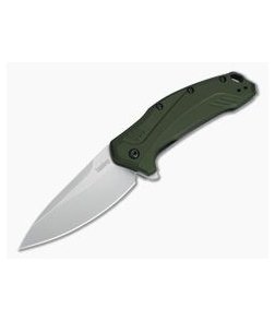 Kershaw Link Olive Green Stonewashed 20CV Assisted Flipper 1776OLSW