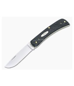 Case Sod Buster Jr. Rough Black Synthetic Jig Slip Joint 18229