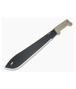 Condor Tool & Knife Bolo Machete Black 1075 Tan Polymer Handle CTK1830-15.4HC