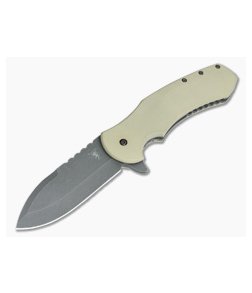 Sam Eddleman Gladiator Flipper Tan G10 N690