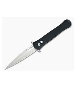 Protech Large Don Black Handle Satin Blade