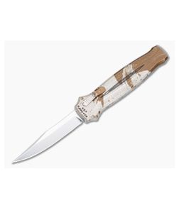 Piranha P19 Rated-R OTF Automatic Camo Aluminum Handle Mirror Polished 154CM Blade 19C