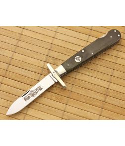 Queen Cutlery #1L Swing Guard Lockback Linen Micarta