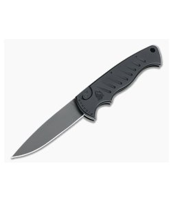 Piranha P1 Pocket Tactical PVD 154CM Black Button Lock Automatic