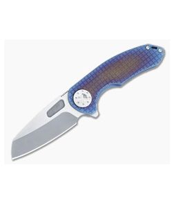 Curtiss Knives F3 Medium Ombre Frag-Milled Two-Tone Magnacut Wharncliffe Flipper CK-20