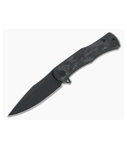 WE Knives Primoris Black Stonewashed 20CV Marbled Carbon Fiber Frame Lock Flipper WE20047B-1