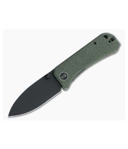 WE Knives Banter Black Stonewashed S35VN Green Micarta Liner Lock Folder 2004J