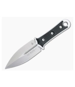 Microtech Borka SBD Dagger Stonewashed M390 Black G10 Fixed Blade 201-10