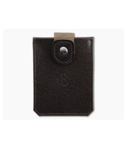 Chris Reeve Card Wallet Dark Brown Leather EDC Slip Wallet