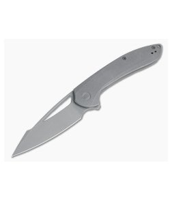 WE Knives Fornix Limited Gray Stonewashed Harpoon 20CV Titanium Frame Lock Flipper 2016A