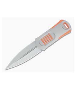 WE Knives OSS Dagger Lundquist Stonewashed 20CV Orange G10 Lapel Knife 2017B