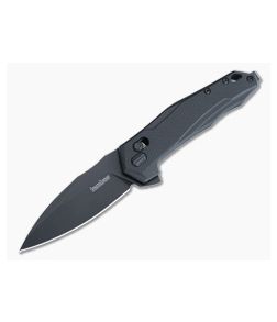 Kershaw Monitor DuraLock Flipper Textured Black GFN Handle Black D2 Spear Point Blade 2041