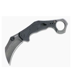 Kershaw Outlier Karambit BlackWash Stainless Steel Black GFN Assisted Liner Lock Flipper 2064