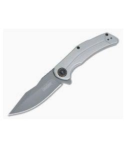 Kershaw Believer Gray PVD Harpoon Clip Point Assisted Frame Lock Flipper 2070